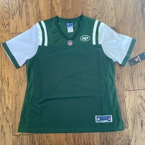New York Jets Team Pro Line Football Jersey Womens Large Blank Customizable NWT